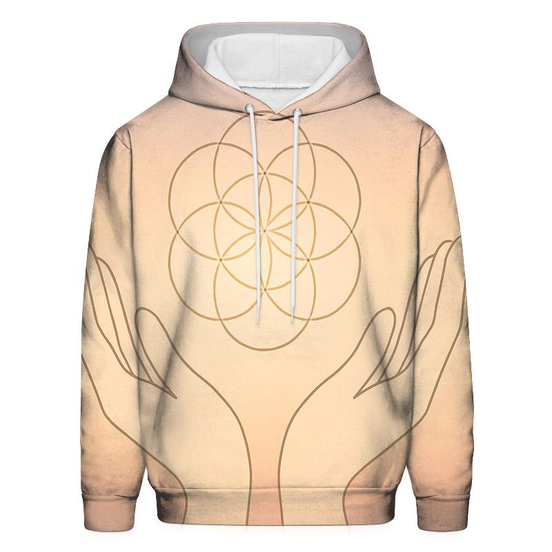 Hands Of Dawn Geometry designer hoodies