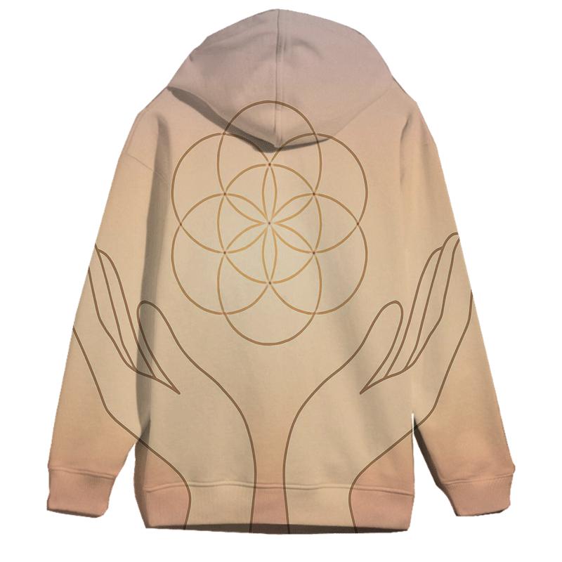 Hands Of Dawn Geometry designer hoodies