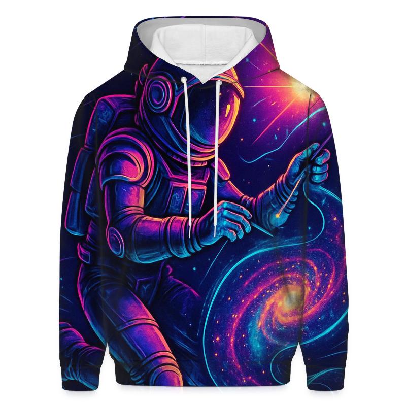 Astral Weaver Of The Chromatic Nebula premium hoodies