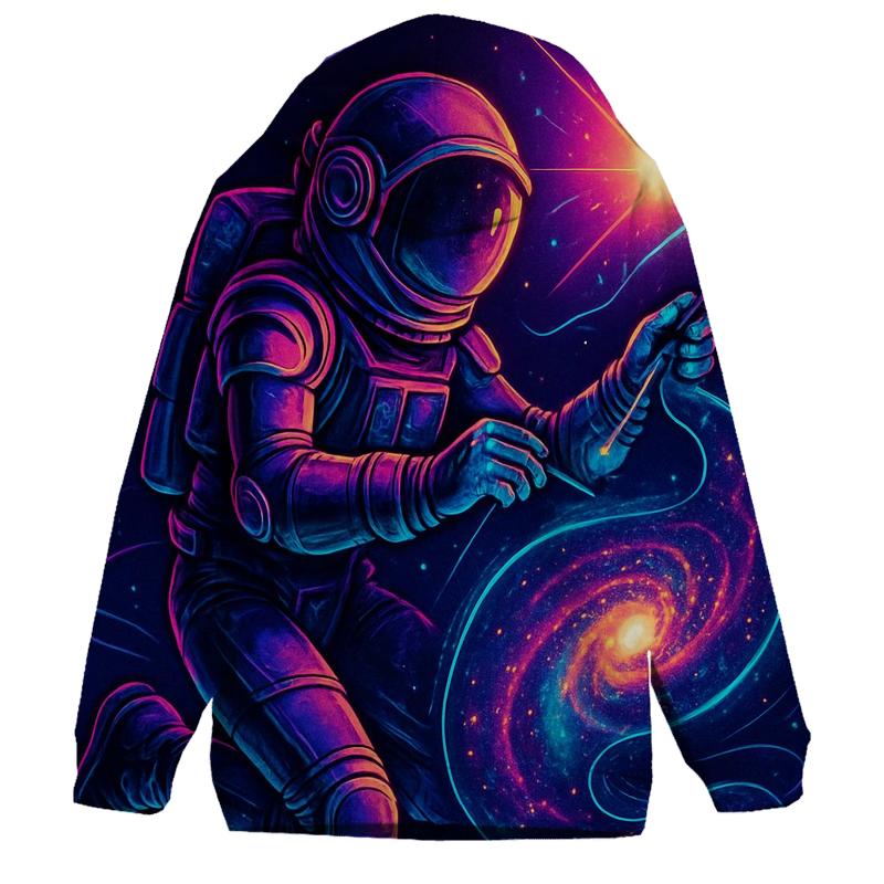 Astral Weaver Of The Chromatic Nebula premium hoodies