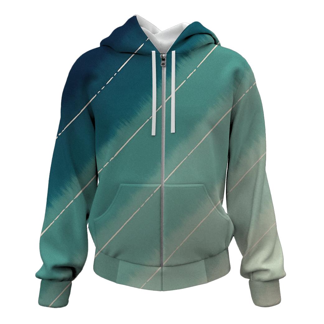 Aurora Arashi Diagonal Drift pullover hoodies