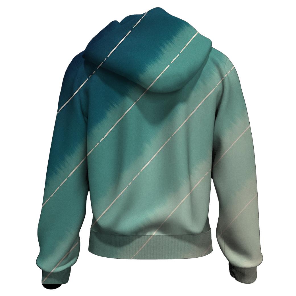 Aurora Arashi Diagonal Drift pullover hoodies
