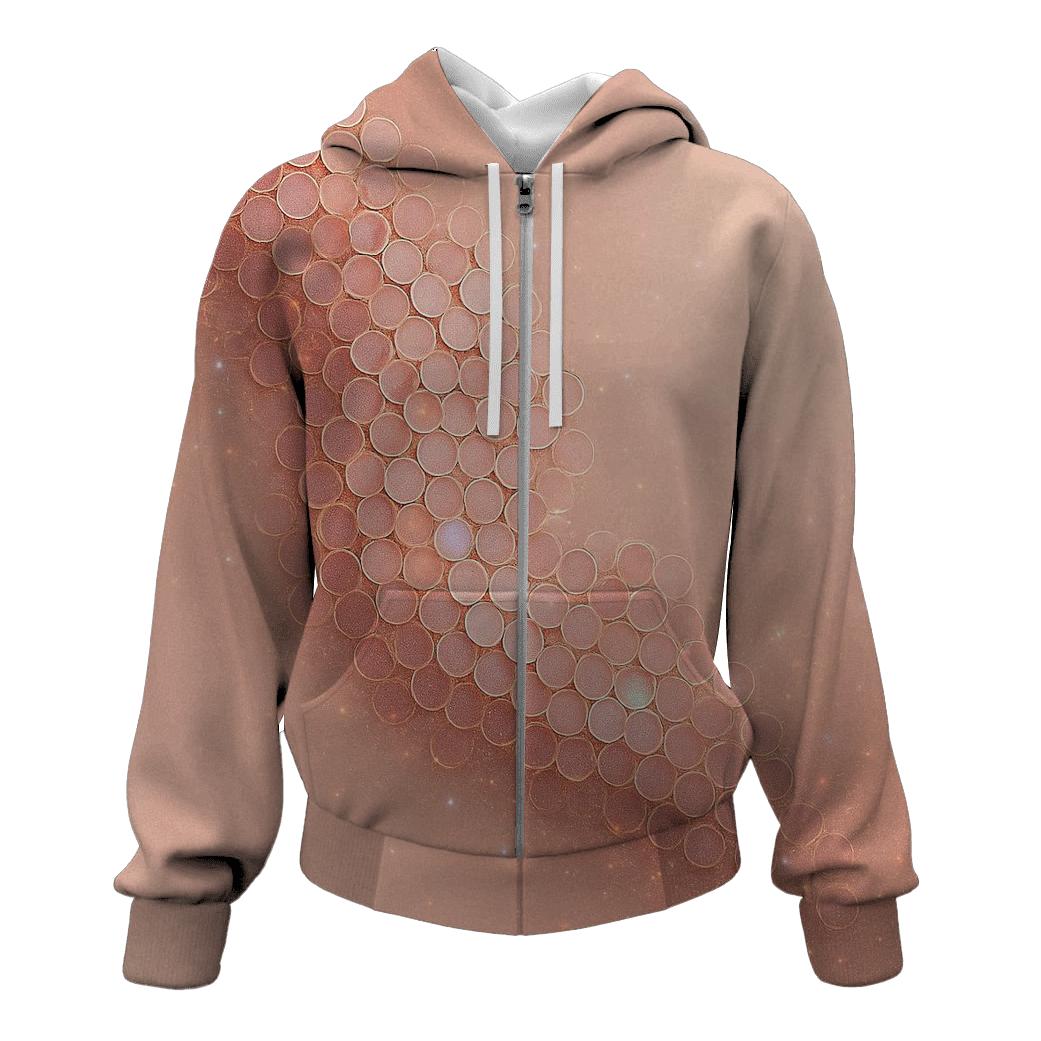 Sequin Nebula Lattice lightweight hoodies