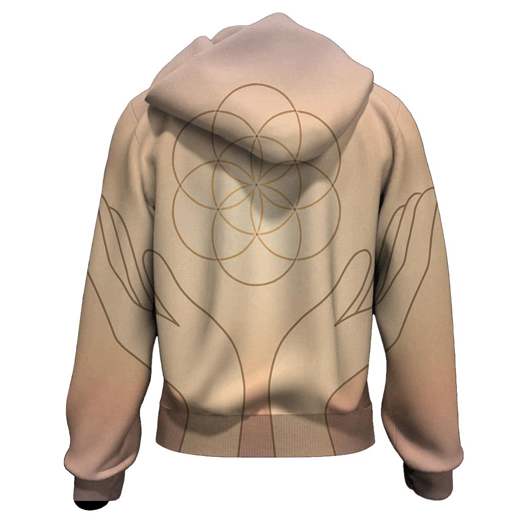 Hands Of Dawn Geometry graphic hoodies