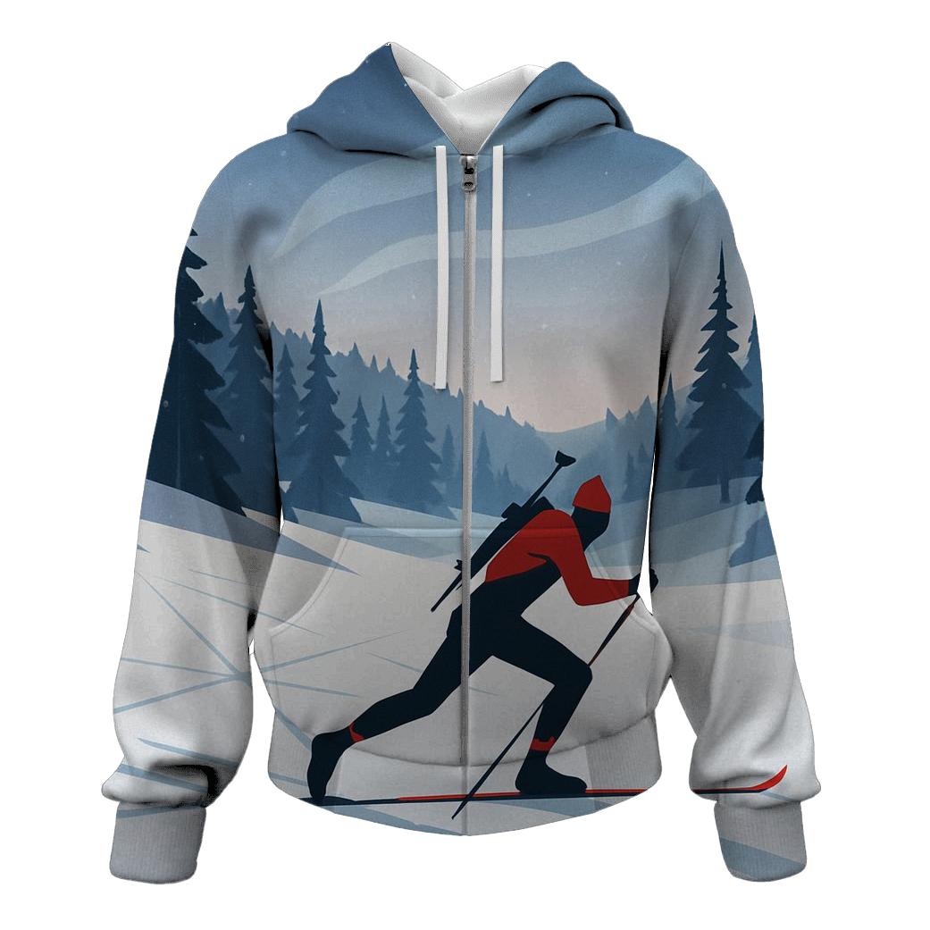 Arctic Biathlon Constellation Sprint designer hoodies