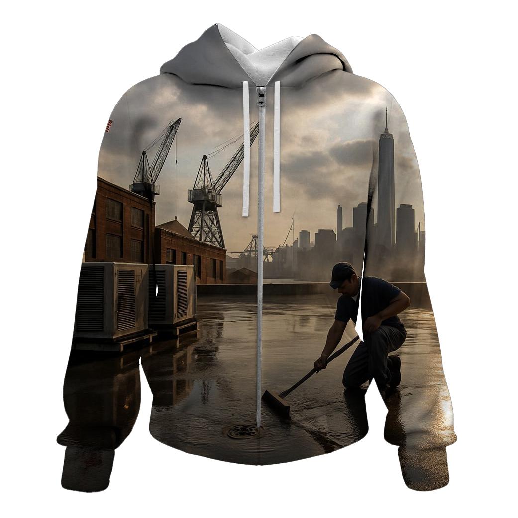 After The Storm At The Brooklyn Navy Yard Roofline custom hoodies