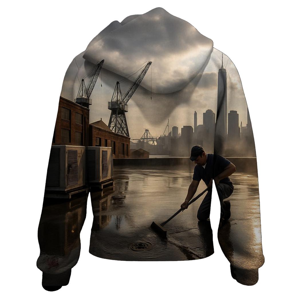 After The Storm At The Brooklyn Navy Yard Roofline custom hoodies