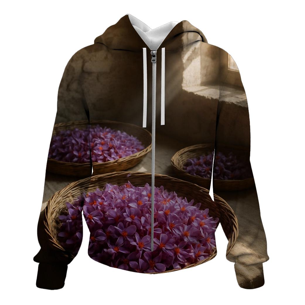 Saffron Crocus Harvest Trays In Mountain Stone Barn lightweight hoodies
