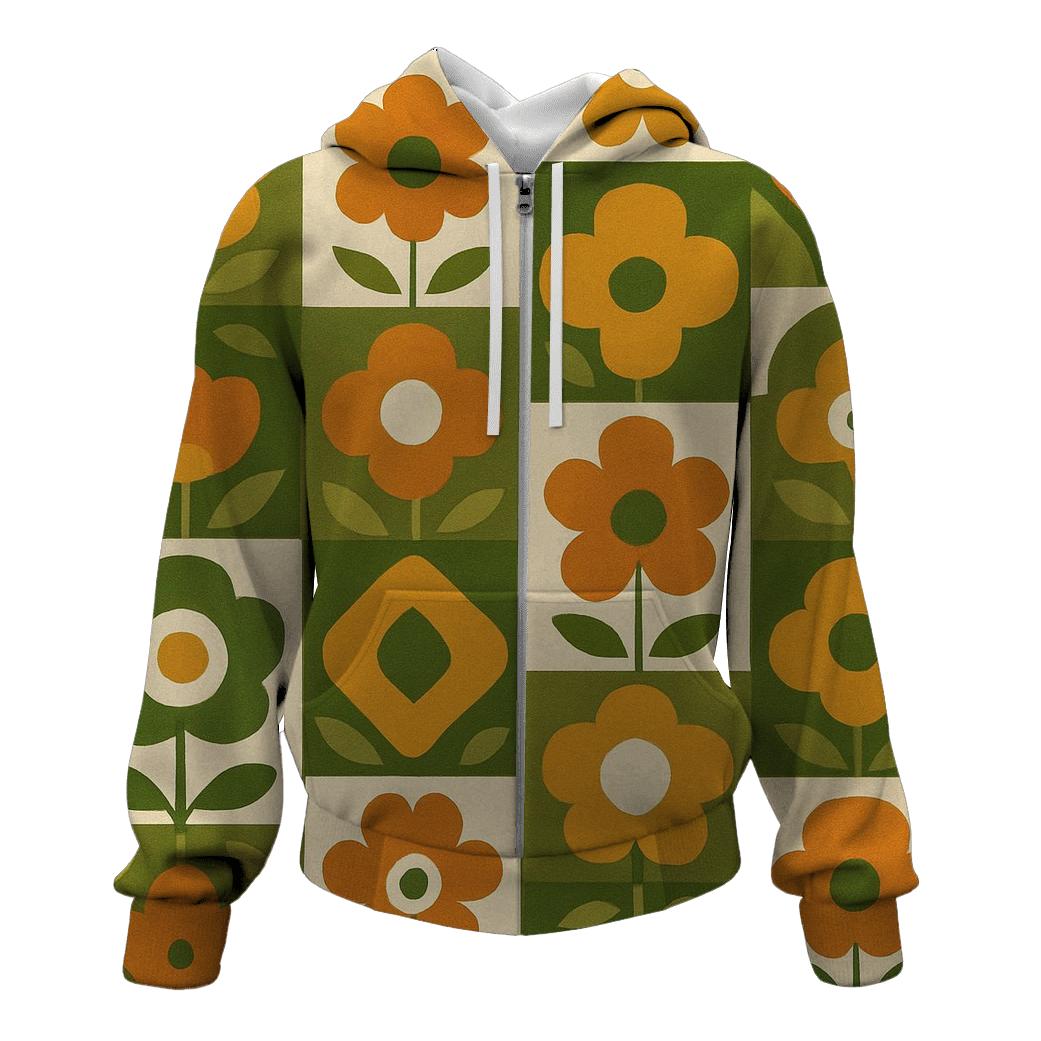 Avocado Kitchen Tile Bloom hoodie trends