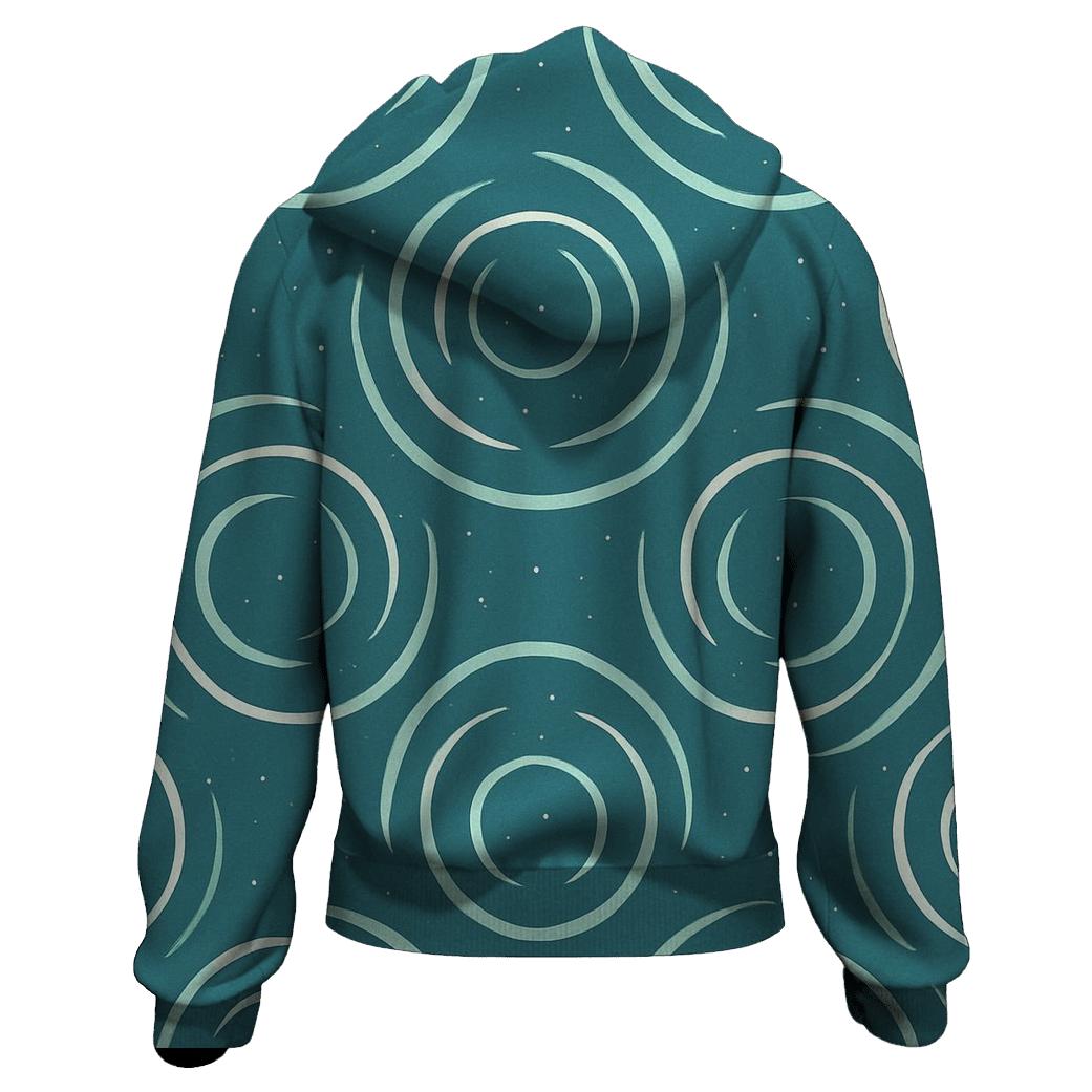 Gravitational Lens Arc Tapestry Field printed hoodies