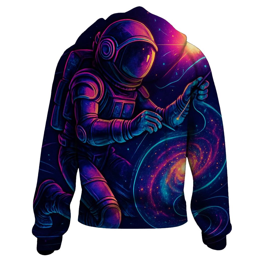 Astral Weaver Of The Chromatic Nebula zip-up hoodies