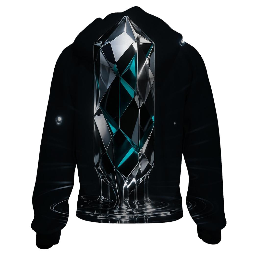 Chrome Prism Drip Monolith pullover hoodies