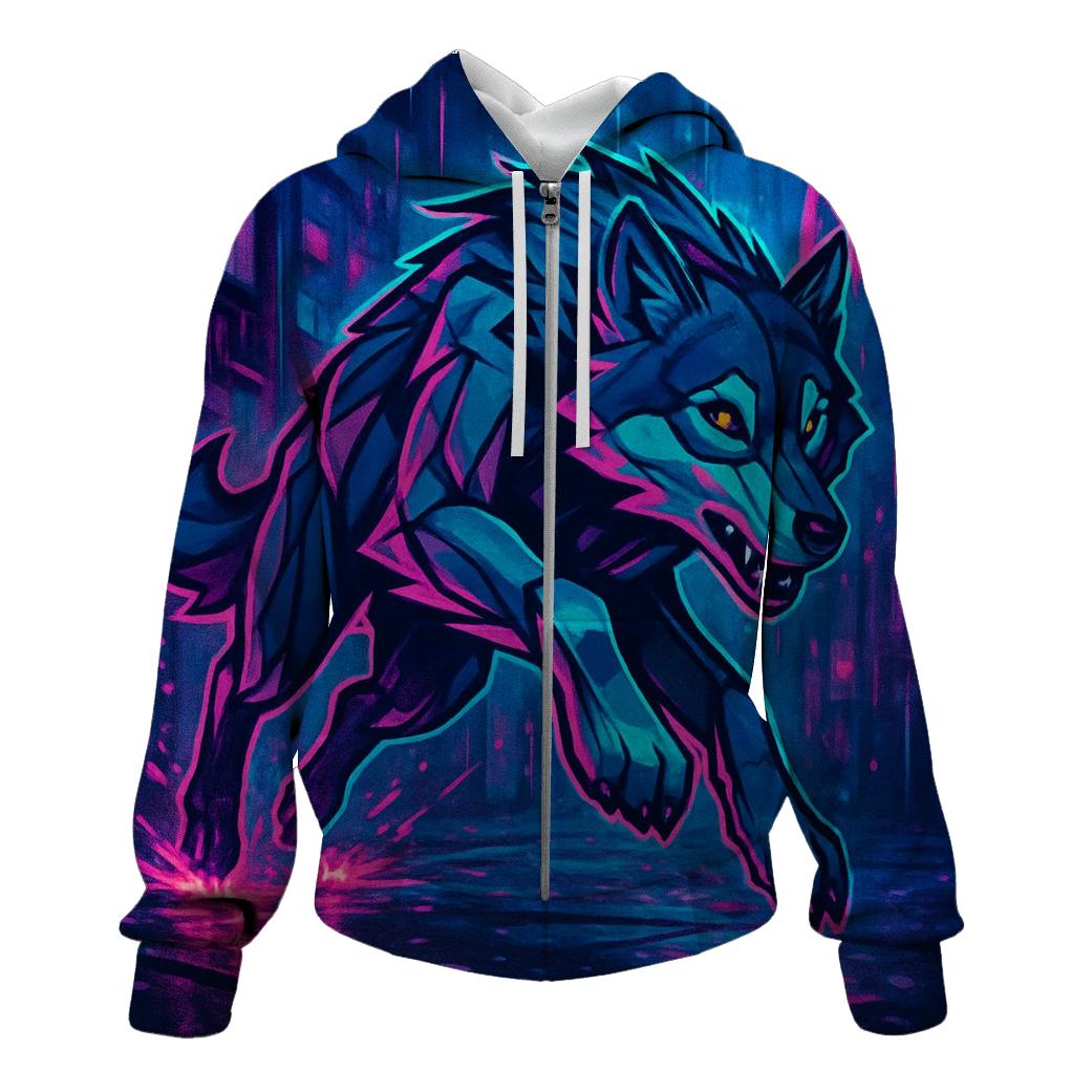 Neon Monsoon Street Wolf Run pullover hoodies