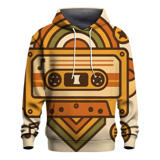Cassette Tape Geometry Groove heavyweight hoodies