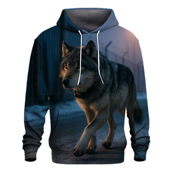 Telemetry Wolf At The Coastal Container Yard hoodie styles