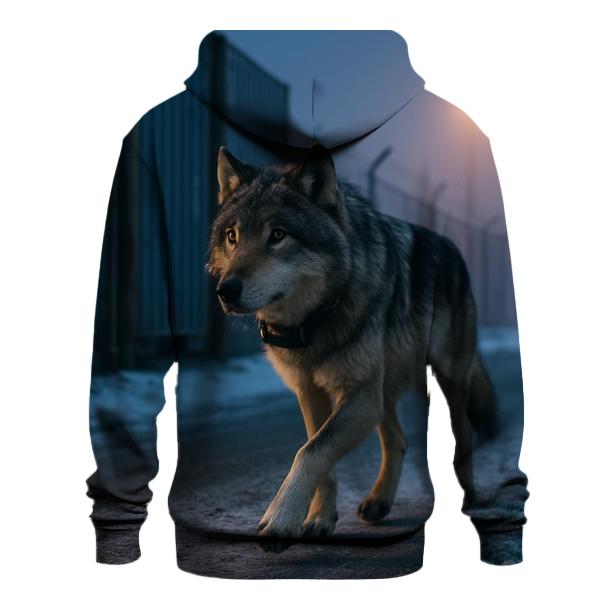 Telemetry Wolf At The Coastal Container Yard hoodie styles