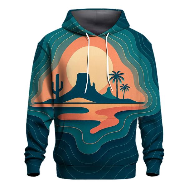Prismatic Topography Mirage hoodie designs