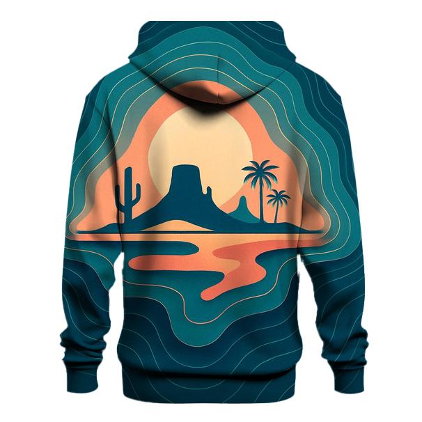 Prismatic Topography Mirage hoodie designs