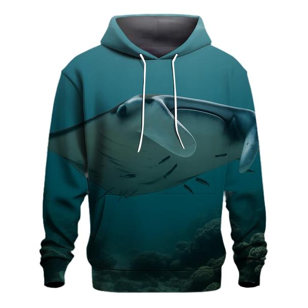 Reef Halo Manta Cleaning Pass lightweight hoodies