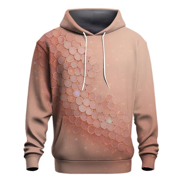 Sequin Nebula Lattice zip-up hoodies