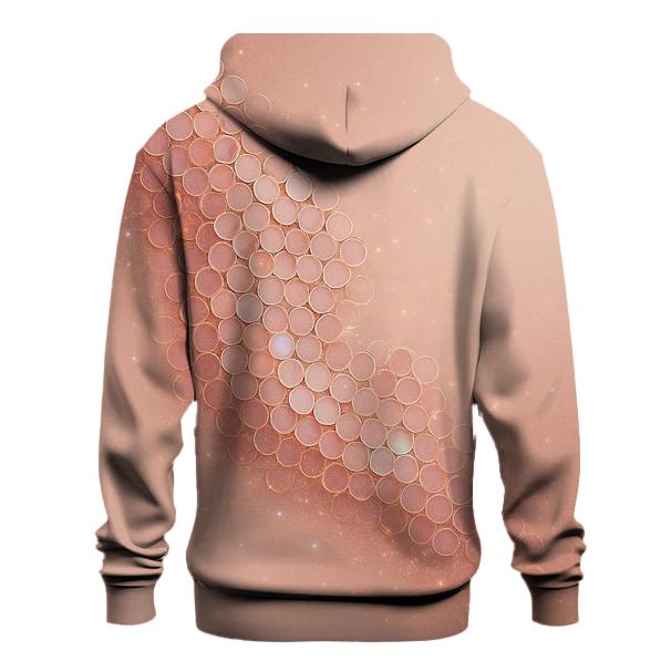 Sequin Nebula Lattice zip-up hoodies