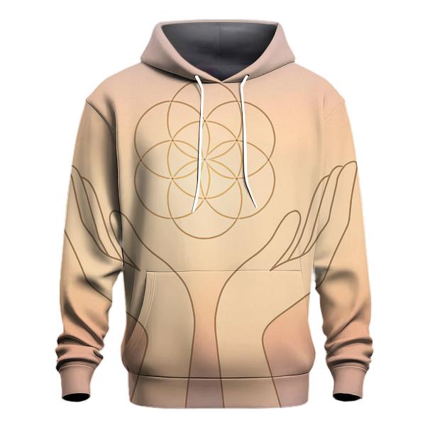 Hands Of Dawn Geometry designer hoodies