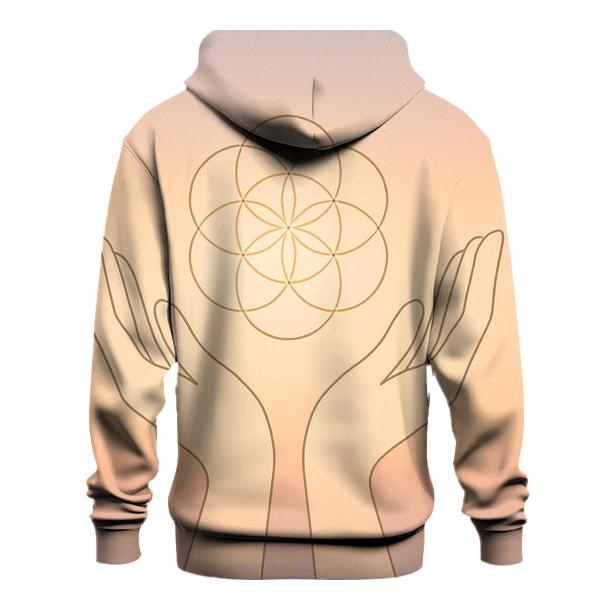 Hands Of Dawn Geometry designer hoodies