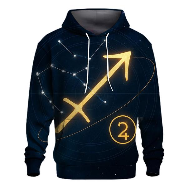 Sagittarius Jupiter Retrograde Star Compass hoodies fashion