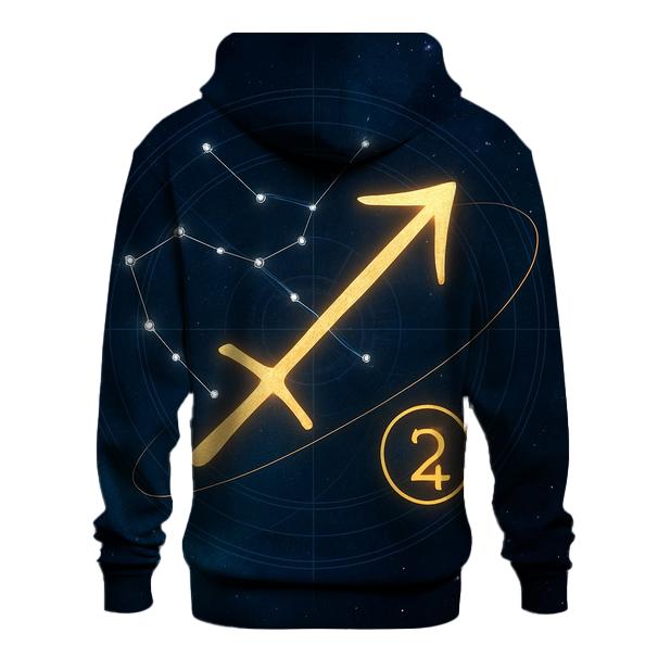 Sagittarius Jupiter Retrograde Star Compass hoodies fashion