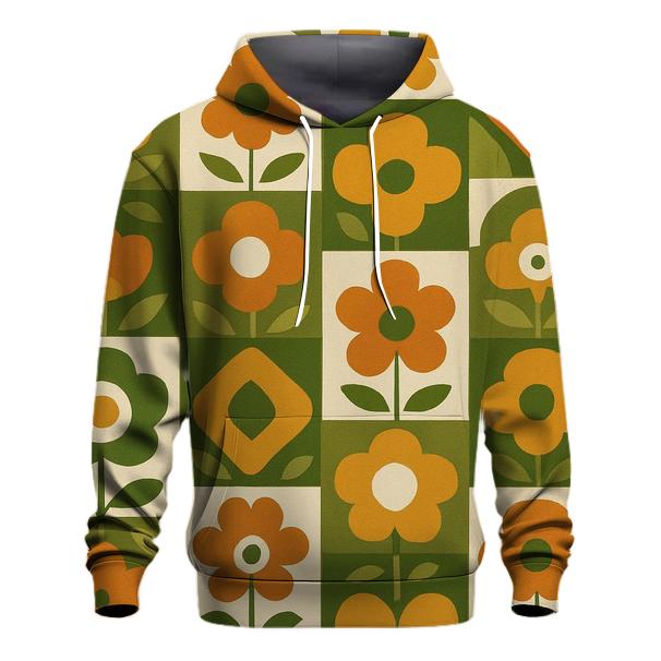 Avocado Kitchen Tile Bloom zip-up hoodies