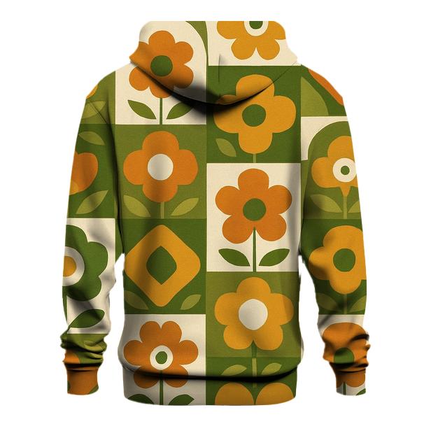 Avocado Kitchen Tile Bloom zip-up hoodies
