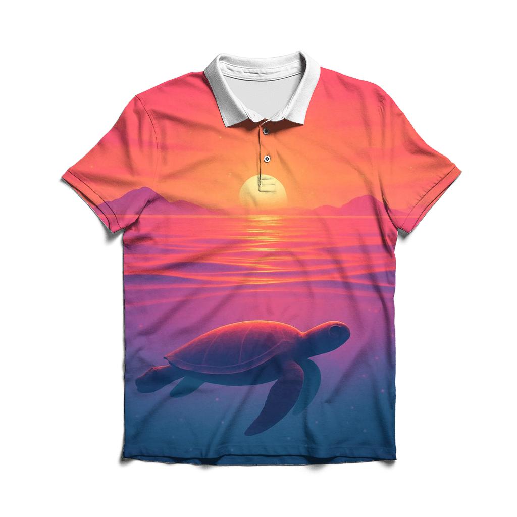 Ember Reef Sundown branded logo polo shirts