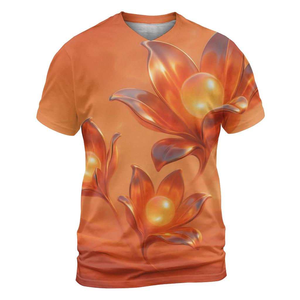 Sunset Alloy Mirage Garden creative print fashion shirts