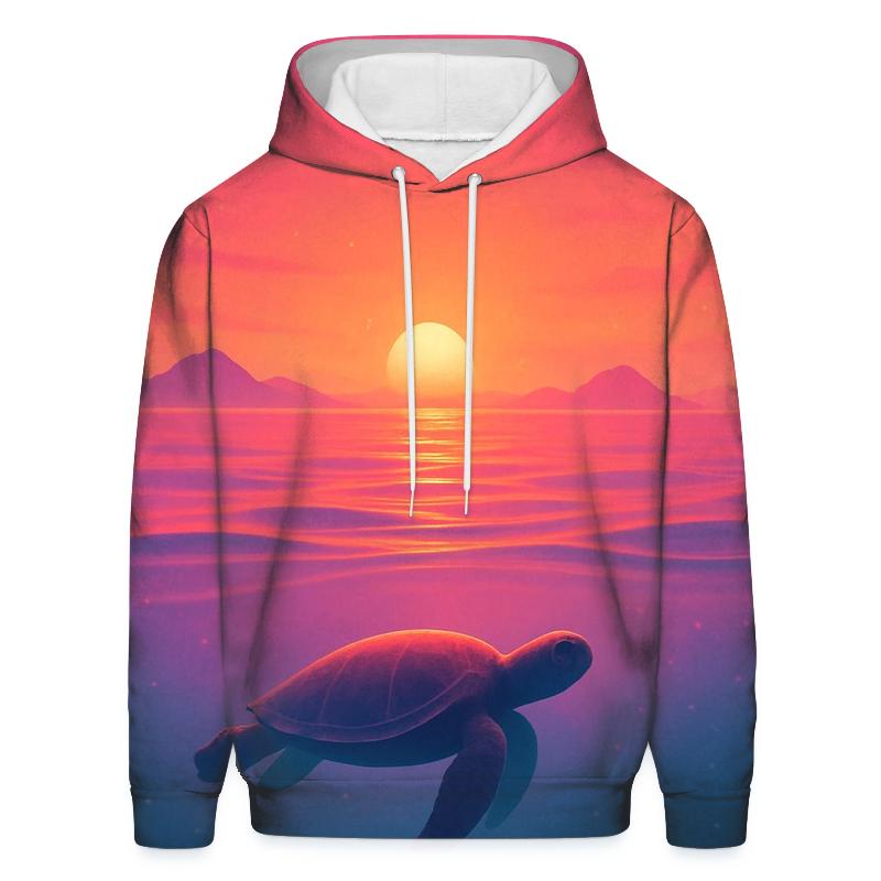 Ember Reef Sundown printed hoodies