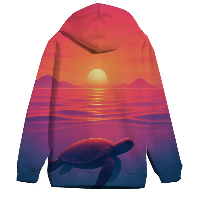 Ember Reef Sundown printed hoodies