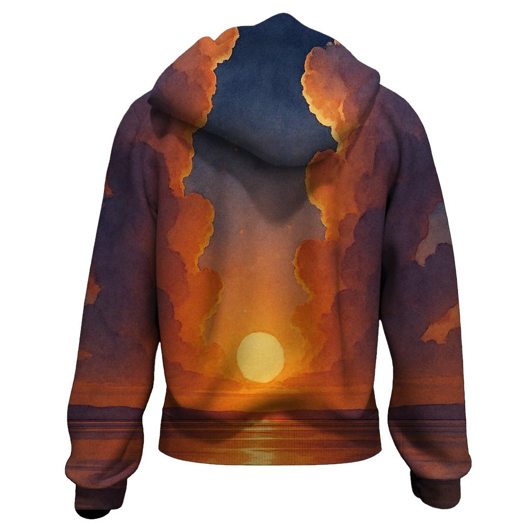 Cathedral Clouds At Golden Fade graphic hoodies