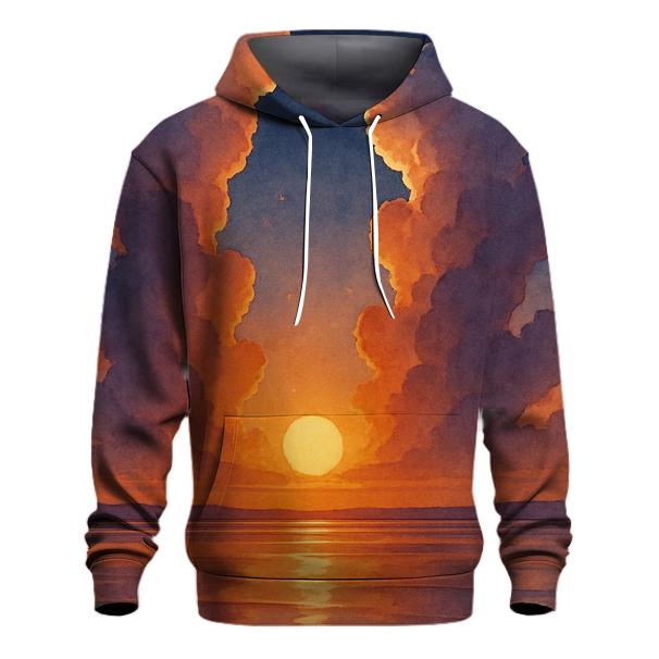 Cathedral Clouds At Golden Fade pullover hoodies