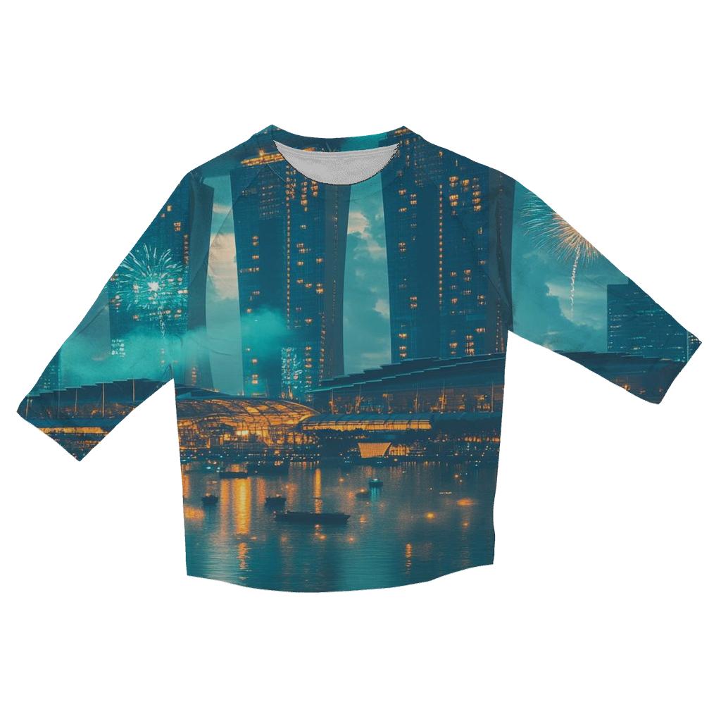Marina Bay Sands stylish quarter sleeve tops