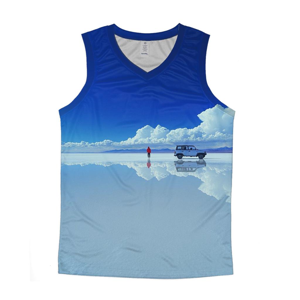 Salar De Uyuni personalized athletic tanks