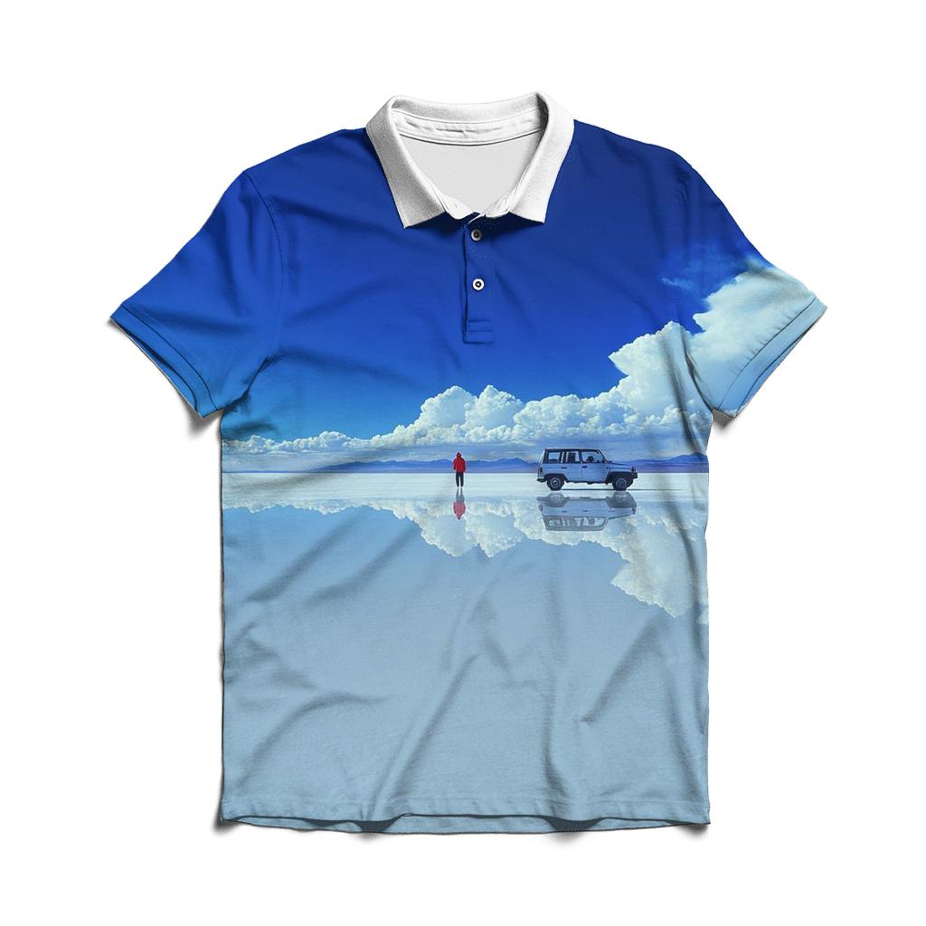 Salar De Uyuni casual sports polo shirts
