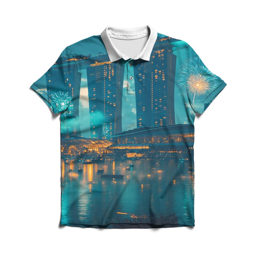 Marina Bay Sands personalized polo shirts