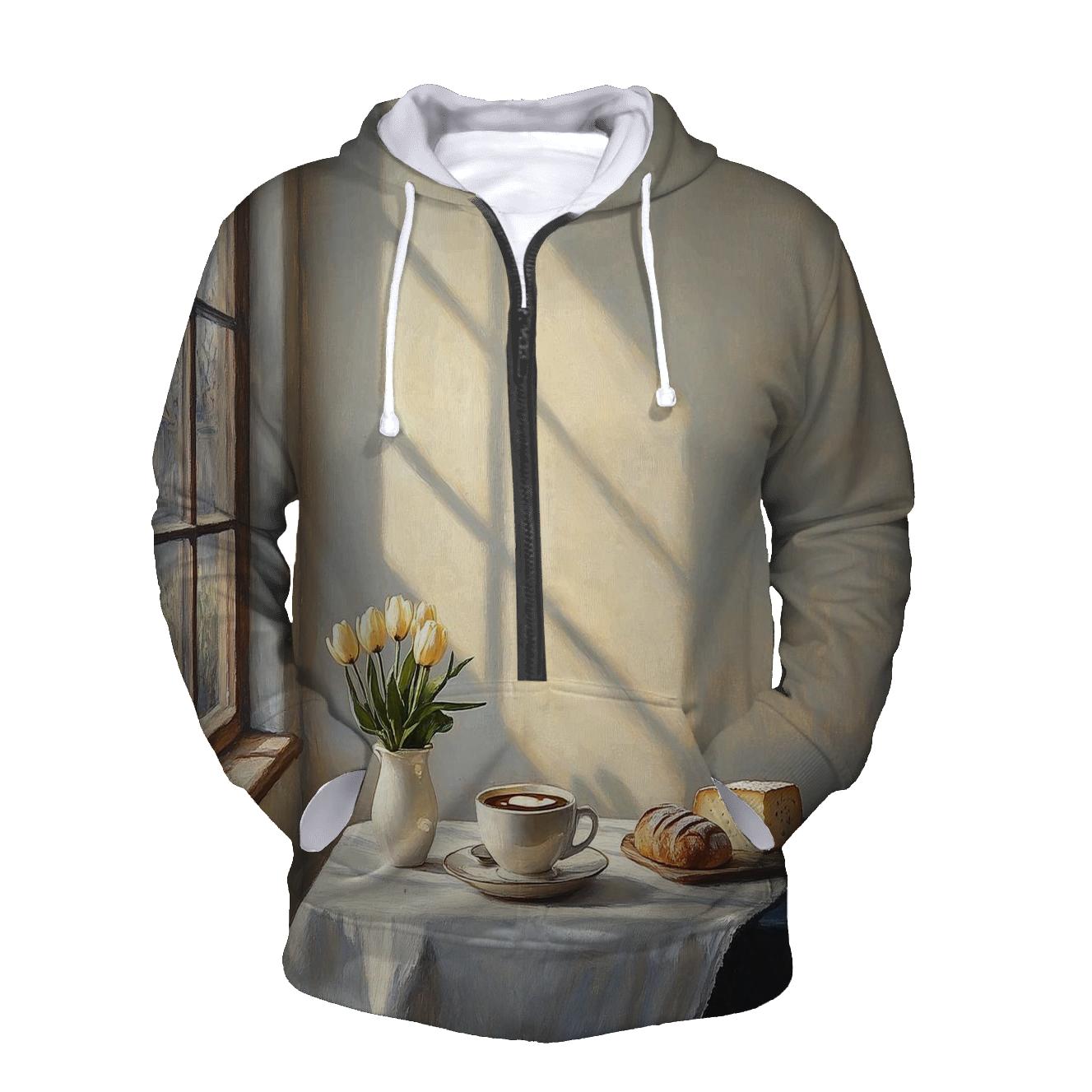 Johannes Vermeer Inspired Cafe Morning Light hoodie trends