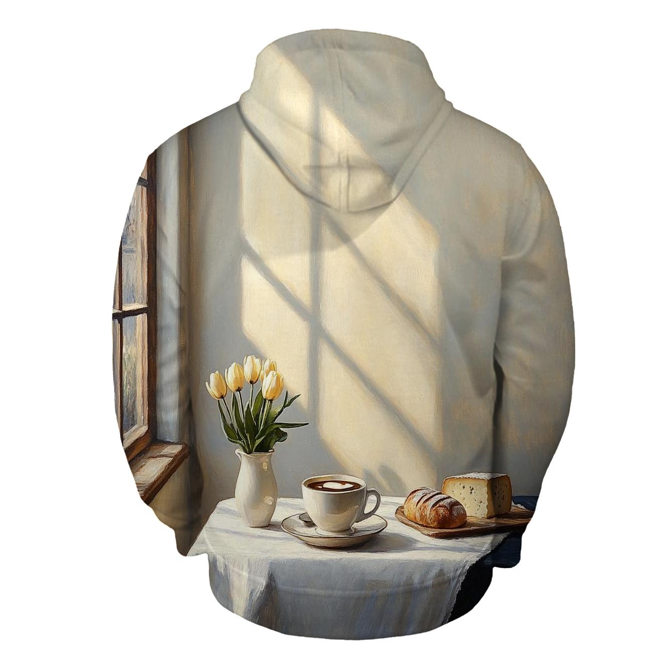 Johannes Vermeer Inspired Cafe Morning Light hoodie trends