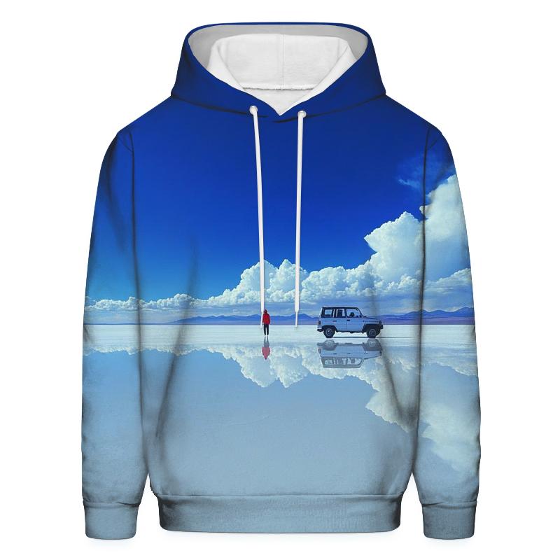 Salar De Uyuni zip-up hoodies