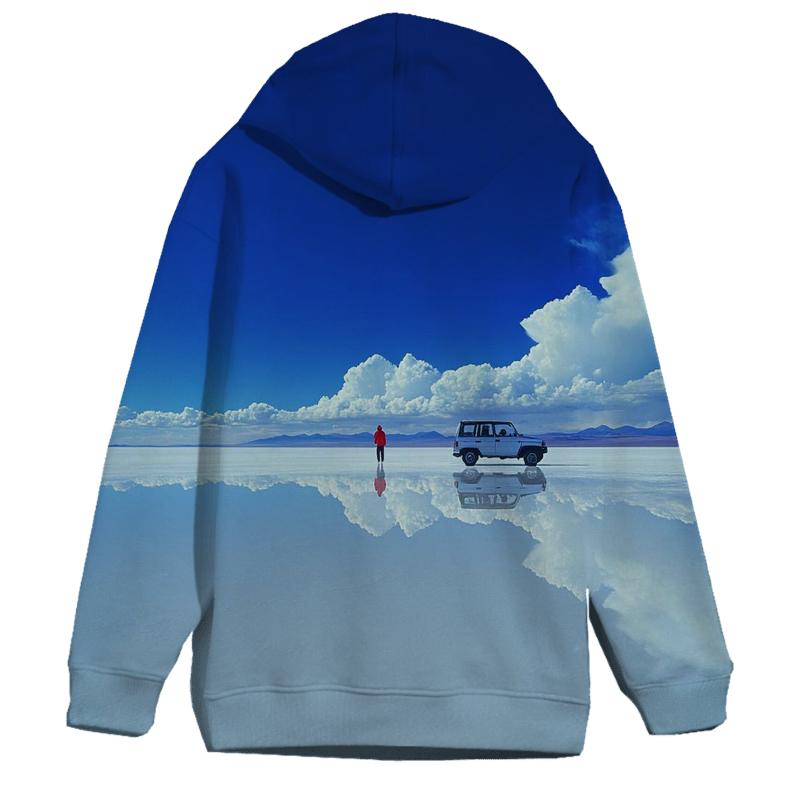 Salar De Uyuni zip-up hoodies