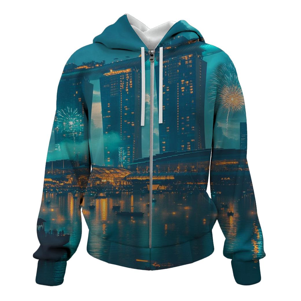 Marina Bay Sands zip-up hoodies