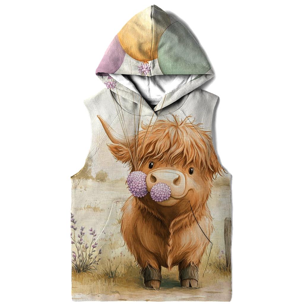 Highland Cow With Heather Balloon Bundle designer hoodies