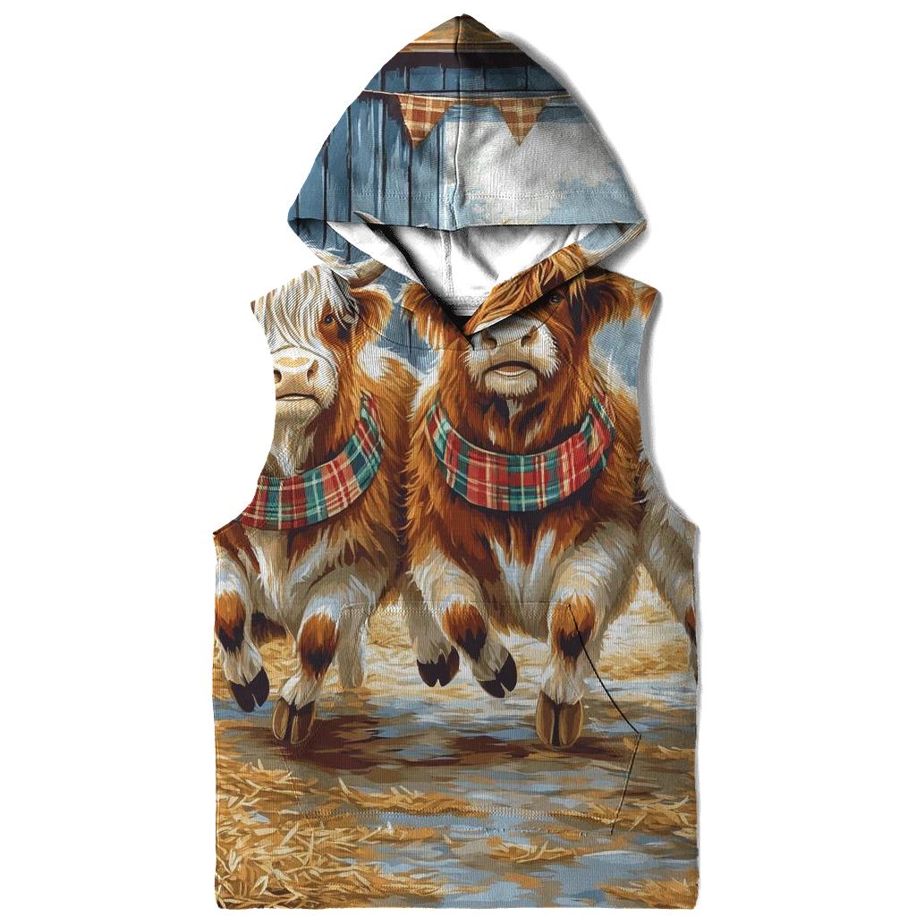 Ceilidh Dance Highland Cow Trio hoodie styles