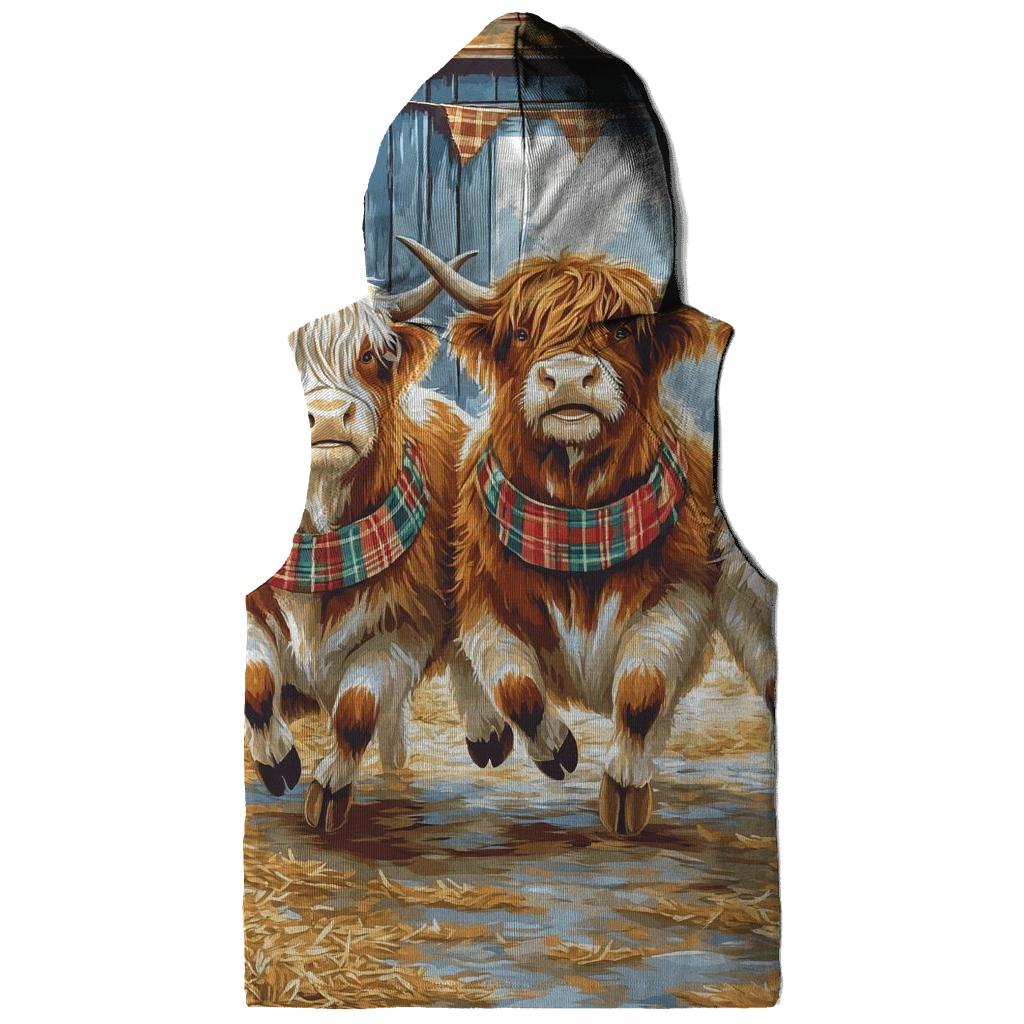 Ceilidh Dance Highland Cow Trio hoodie styles