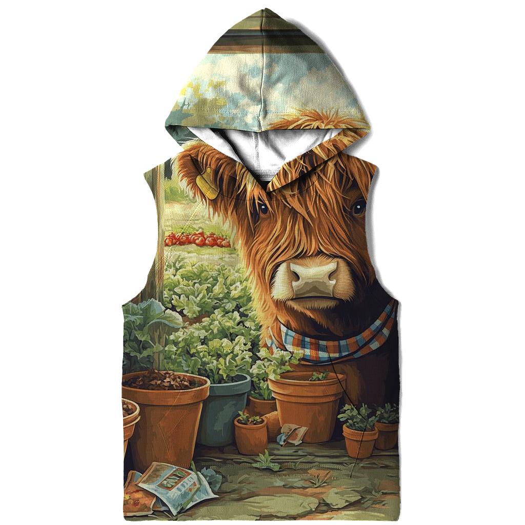 Garden Potting Shed Highland Cow Helper hoodie styles